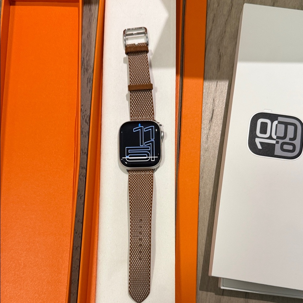 Hermes Smartwatch with Tan Strap
